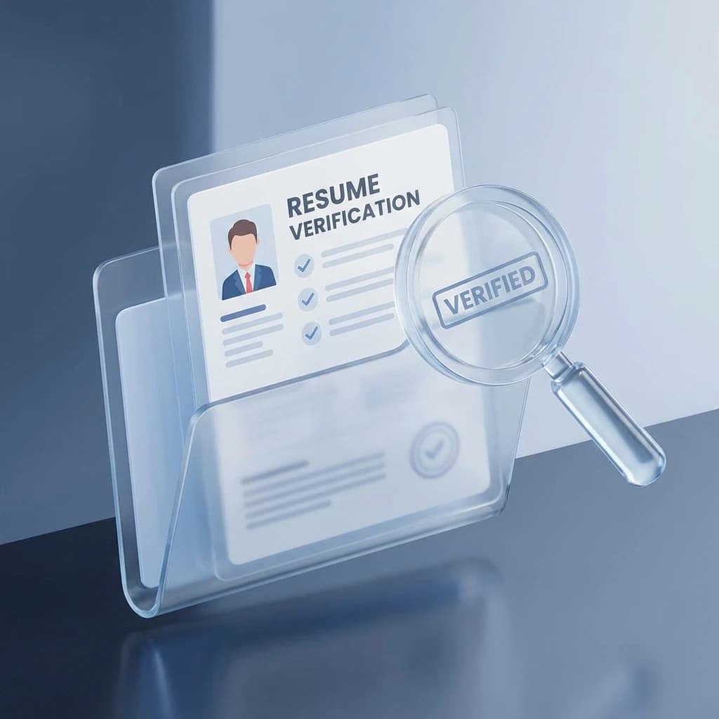 Recruiter reviewing a LinkedIn profile